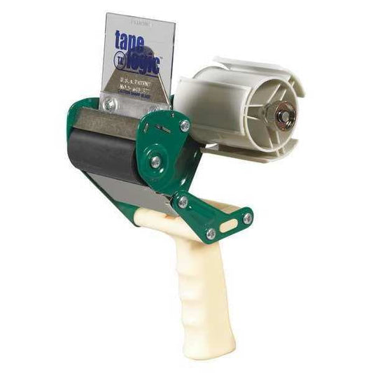Tape Logic® Seal Safe® Carton Sealing Tape Dispenser, 3", Green/White, 1/Each