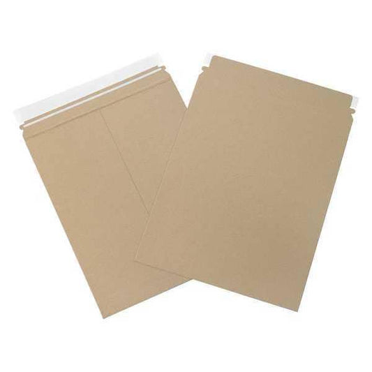 Self-Seal Flat Mailers, 11" x 13 1/2", Kraft, 100/Case