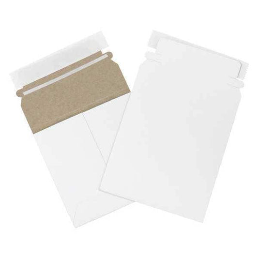 Self-Seal Flat Mailers, 5 1/8" x 5 1/8", White, 200/Case