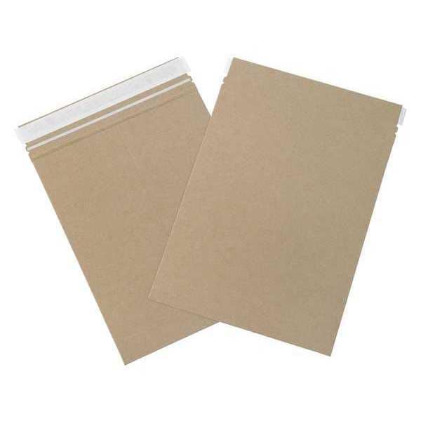 Utility Flat Mailers, 8 1/2" x 11", Kraft, 250/Case
