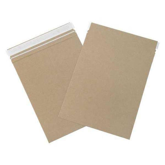 Utility Flat Mailers, 8 1/2" x 11", Kraft, 250/Case
