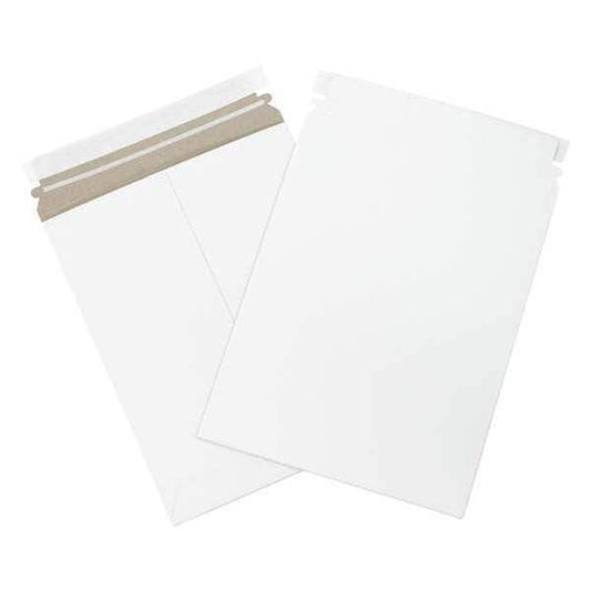 Self-Seal Flat Mailers, 9" x 11 1/2", White, 25/Case