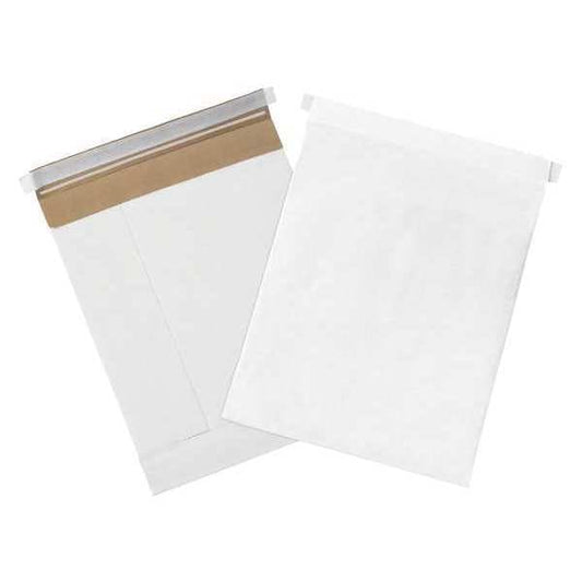 Self-Seal Padded Mailers, 8 1/2" x 12", White, 100/Case