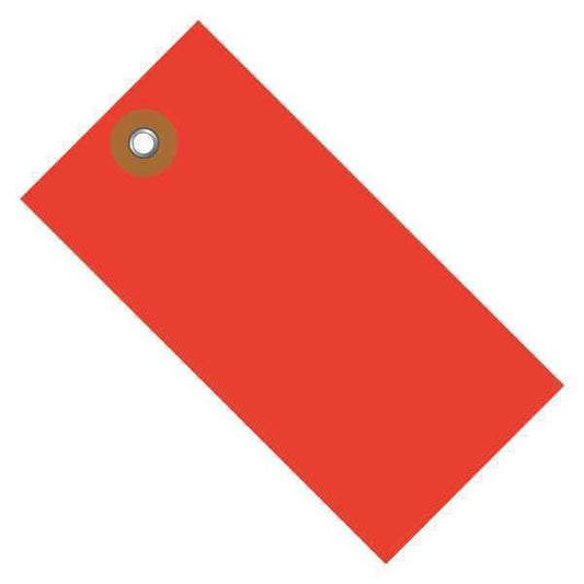 Tyvek® Shipping Tags, 3 1/4" x 1 5/8", Red, 100/Case