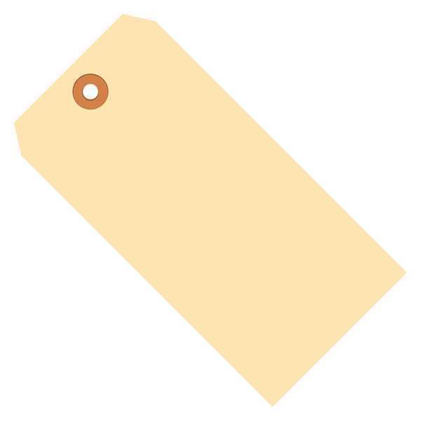 Shipping Tags, 13 Pt., 5 1/4" x 2 5/8", Manila, 1000/Case