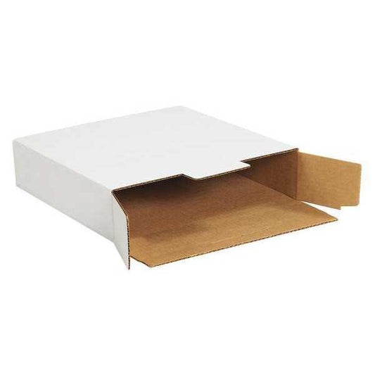 Side Loading Locking Mailers, 12 1/8" x 9" x 2 1/2", White, 50/Bundle