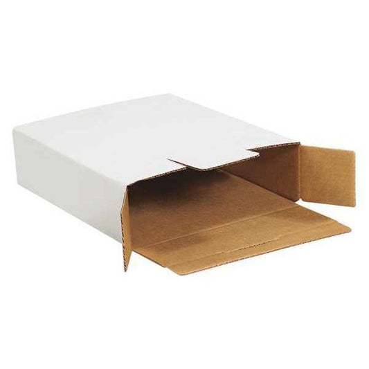 Side Loading Locking Mailers, 11 1/8" x 8 5/8" x 2 1/2", White, 50/Bundle