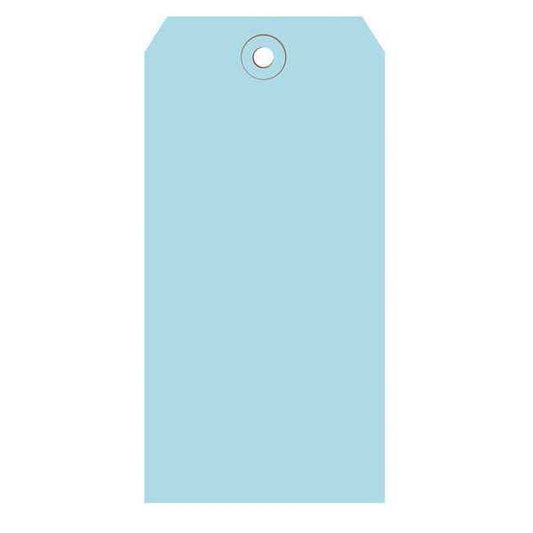 Shipping Tags, 13 Pt., 4 1/4" x 2 1/8", Light Blue, 1000/Case