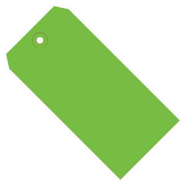 Shipping Tags, 13 Pt., 5 3/4" x 2 7/8", Green, 1000/Case