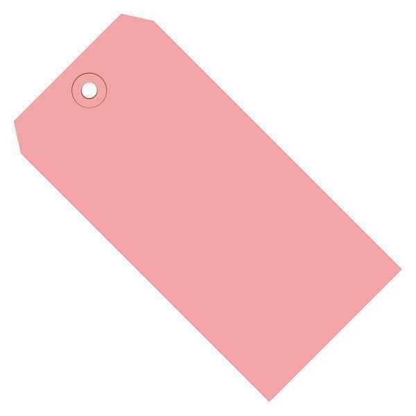 Shipping Tags, 13 Pt., 5 3/4" x 2 7/8", Pink, 1000/Case