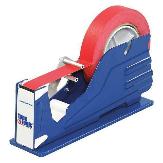 Tape Logic® Single Roll Table Top Dispenser, 1", Blue, 1/Each