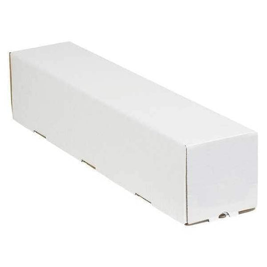 Square Mailing Tubes, 5" x 5" x 25", White, 25/Bundle