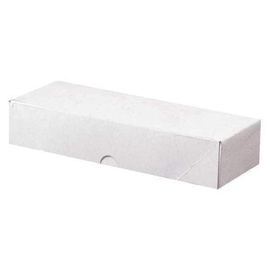 Stationery Folding Cartons, 10" x 3 1/2" x 2", White, 200/Case