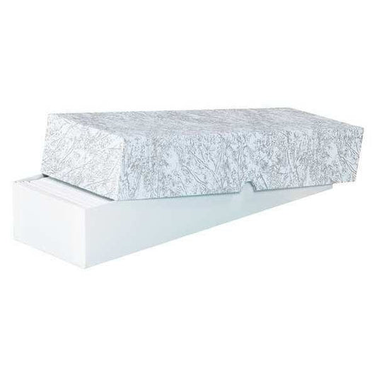 Stationery Set-Up Cartons, 12" x 3 1/2" x 2", Gray Leatherette, 100/Case