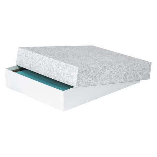 Stationery Set-Up Cartons, 8 1/2" x 11" x 2", Gray Leatherette, 40/Case