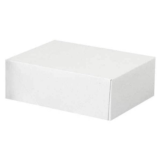 Stationery Folding Cartons, 8 5/8" x 6 1/2" x 3", White, 200/Case