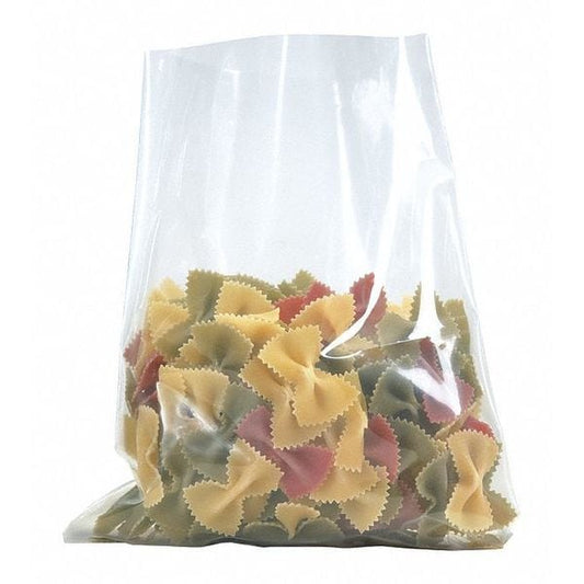 Flat Poly Bags, 15" x 20", 3 mil, Clear, 500 PK