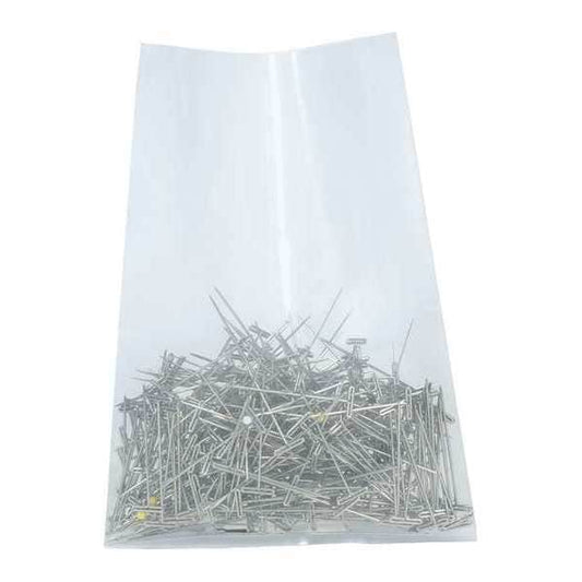 Flat Poly Bags, 3" x 24", 4 mil, Clear, 1000 PK