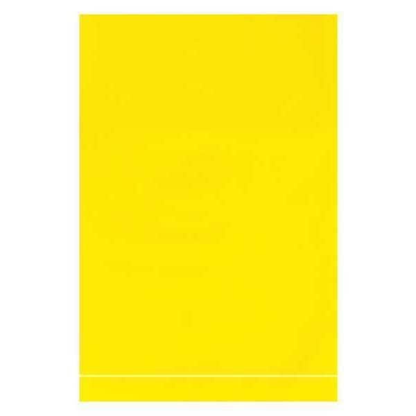 Flat Poly Bags, 4" x 6", 2 mil, Yellow, 1000 PK