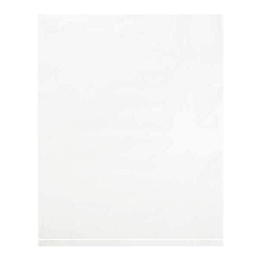 Flat Poly Bags, 8" x 10", 2 mil, White, 1000 PK