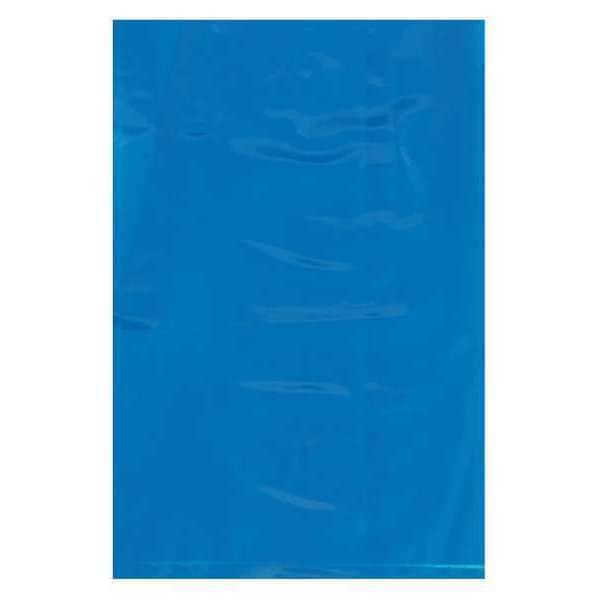 Flat Poly Bags, 6" x 9", 2 mil, Blue, 1000 PK