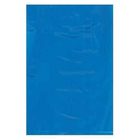 Flat Poly Bags, 6" x 9", 2 mil, Blue, 1000 PK