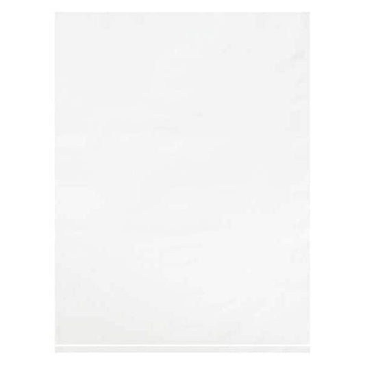 Flat Poly Bags, 9" x 12", 2 mil, White, 1000 PK
