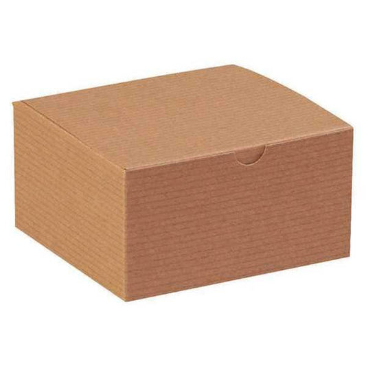 Gift Boxes, 5" x 5" x 3", Kraft, 100/Case