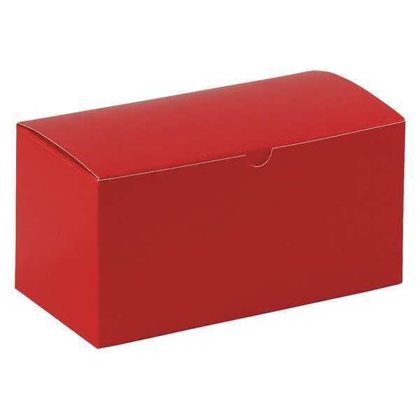 Gift Boxes, 9" x 4 1/2" x 4 1/2", Holiday Red, 100/Case