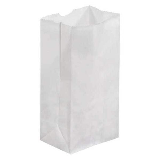 Grocery Bags, 3 1/2" x 2 3/8" x 6 7/8", White, 500/Case