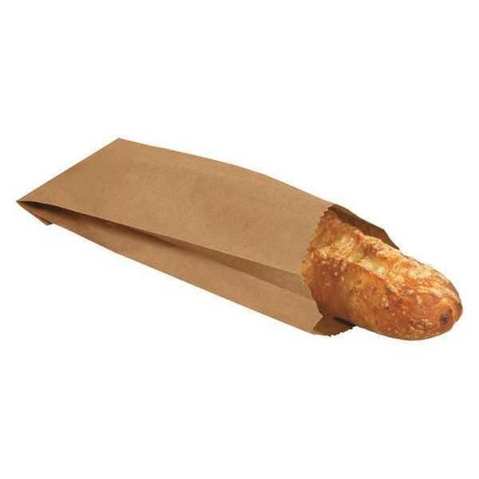 Grocery Bags, 3 3/4" x 2 1/4" x 11 1/2", Kraft, 2000/Case