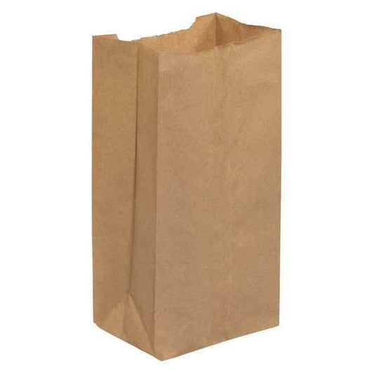 Grocery Bags, 4 3/4" x 2 15/16" x 8 9/16", Kraft, 500/Case