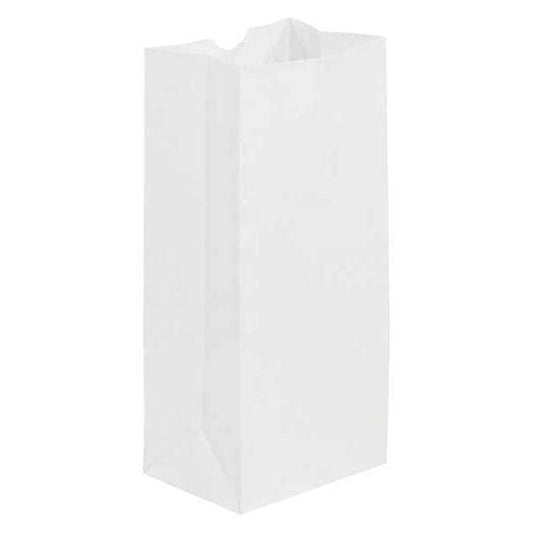Grocery Bags, 5" x 3 1/4" x 9 3/4", White, 500/Case
