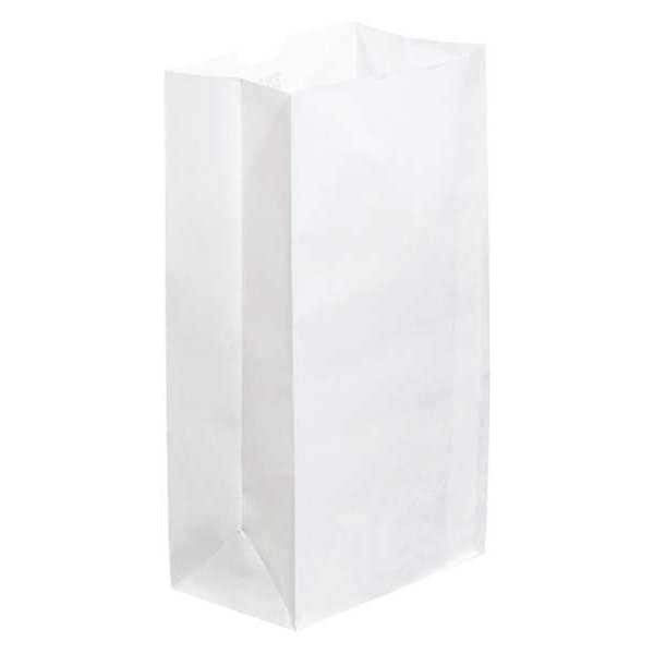 Grocery Bags, 6 1/8" x 4" x 12 3/8", White, 500/Case