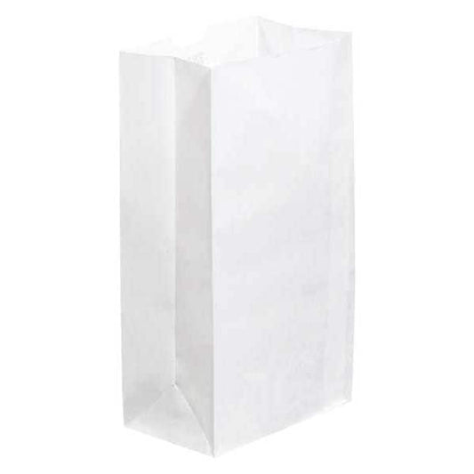 Grocery Bags, 6 1/8" x 4" x 12 3/8", White, 500/Case