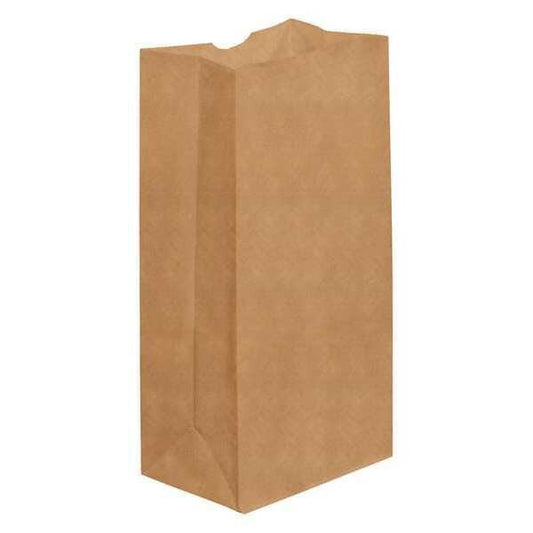 Grocery Bags, 6 5/16" x 4 1/8" x 13 3/8", Kraft, 500/Case
