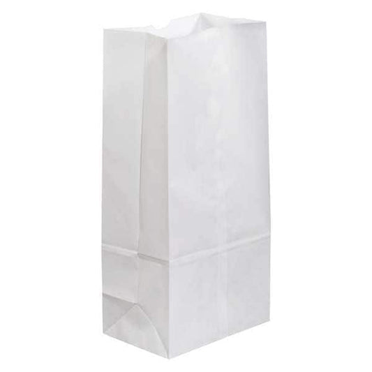 Grocery Bags, 7 3/4" x 4 3/4" x 16", White, 500/Case