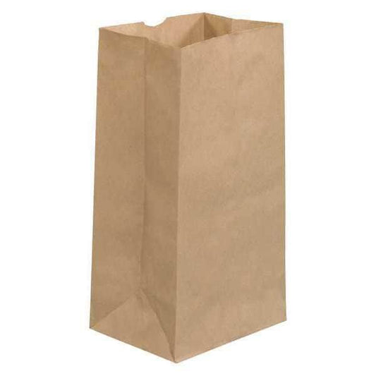 Grocery Bags, 8 1/4" x 6 1/8" x 15 7/8", Kraft, 500/Case