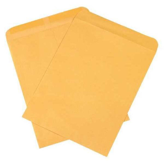 Gummed Envelopes, 12" x 15 1/2", Kraft, 250/Case
