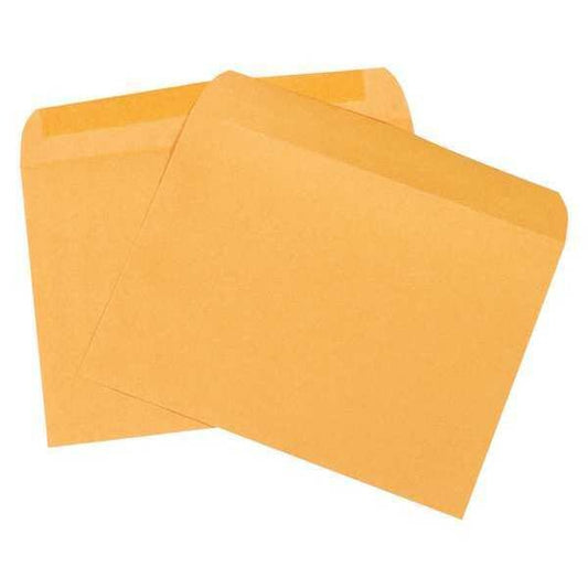 Gummed Envelopes, 12" x 9", Kraft, 500/Case