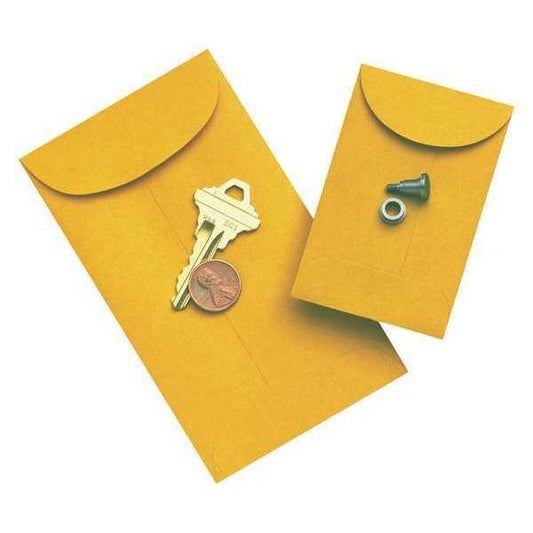 Gummed Envelopes, 3 1/8" x 5 1/2", Kraft, 5000/Case