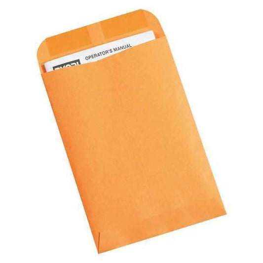 Gummed Envelopes, 6 1/2" x 9 1/2", Kraft, 2500/Case