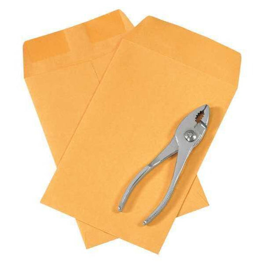 Gummed Envelopes, 6" x 9", Kraft, 2500/Case