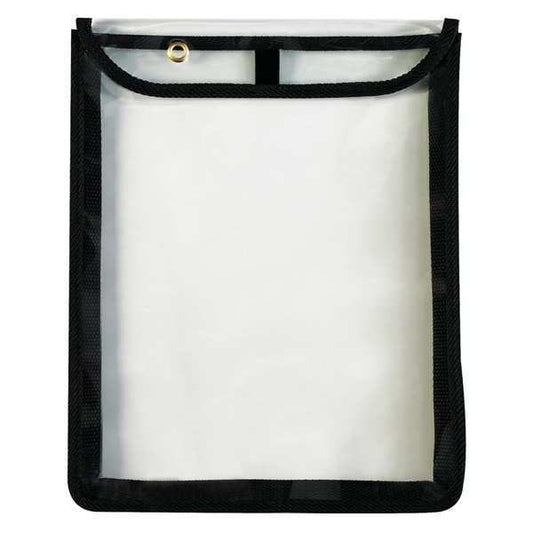 Gusseted Job Jackets, 9" x 12", Black, None, 15 PK