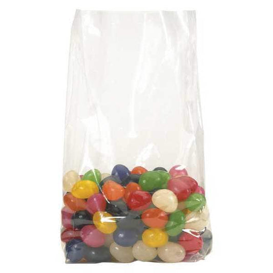 Gusseted Poly Bags, 30" x 26" x 60", 2 mil, Clear, 100 PK