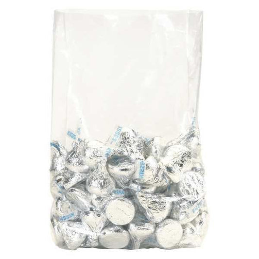 Gusseted Poly Bags, 15" x 9" x 24", 3 mil, Clear, 250 PK