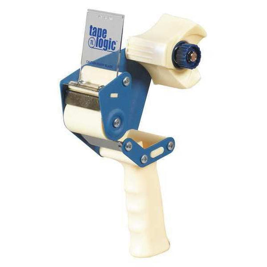 Tape Logic® Heavy-Duty Carton Sealing Tape Dispenser, 2", Blue/White, 1/Each