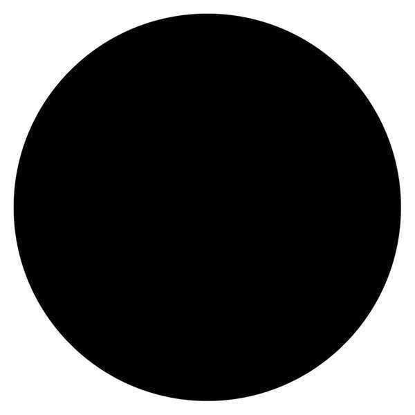 Tape Logic® Inventory Circle Labels, 3/4", Black, 500/Roll