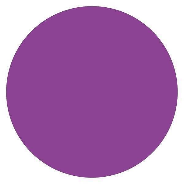 Tape Logic® Inventory Circle Labels, 4", Purple, 500/Roll