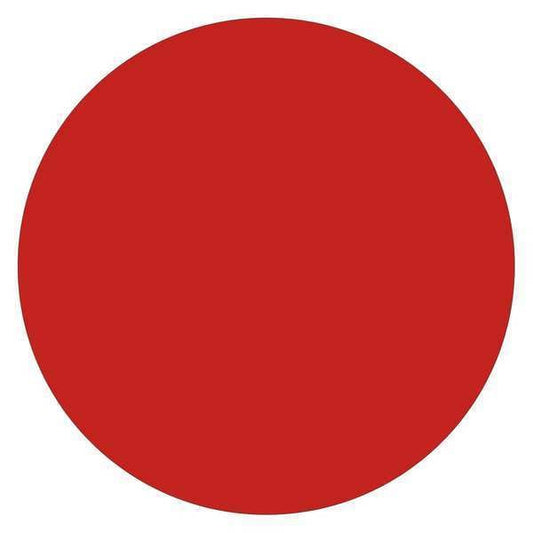 Tape Logic® Inventory Circle Labels, 4", Red, 500/Roll